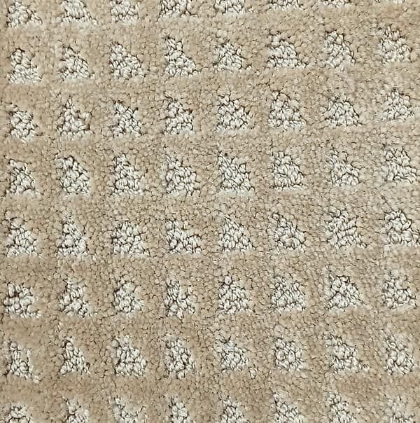 Beige textured carpet