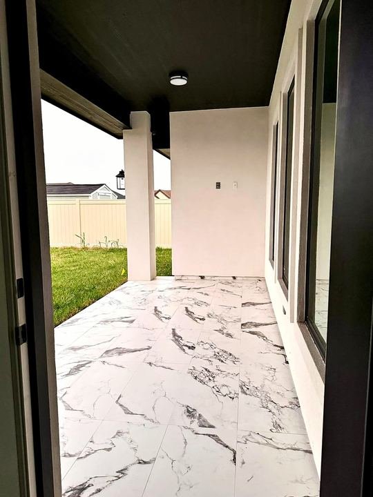 Custom tile shower installed by Elyon Floors